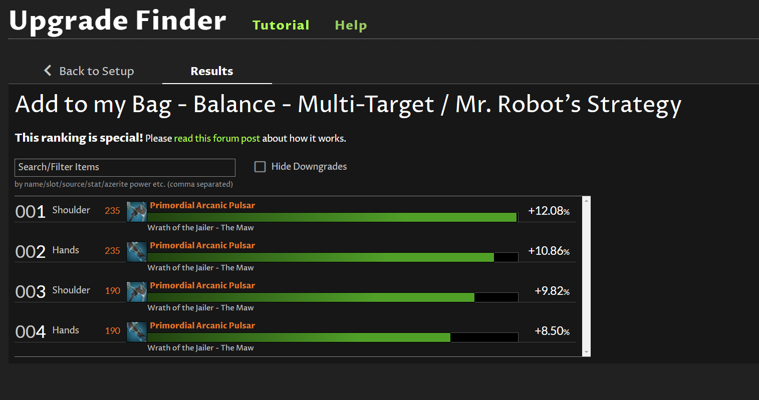 Ask Mr Robot Best In Slot